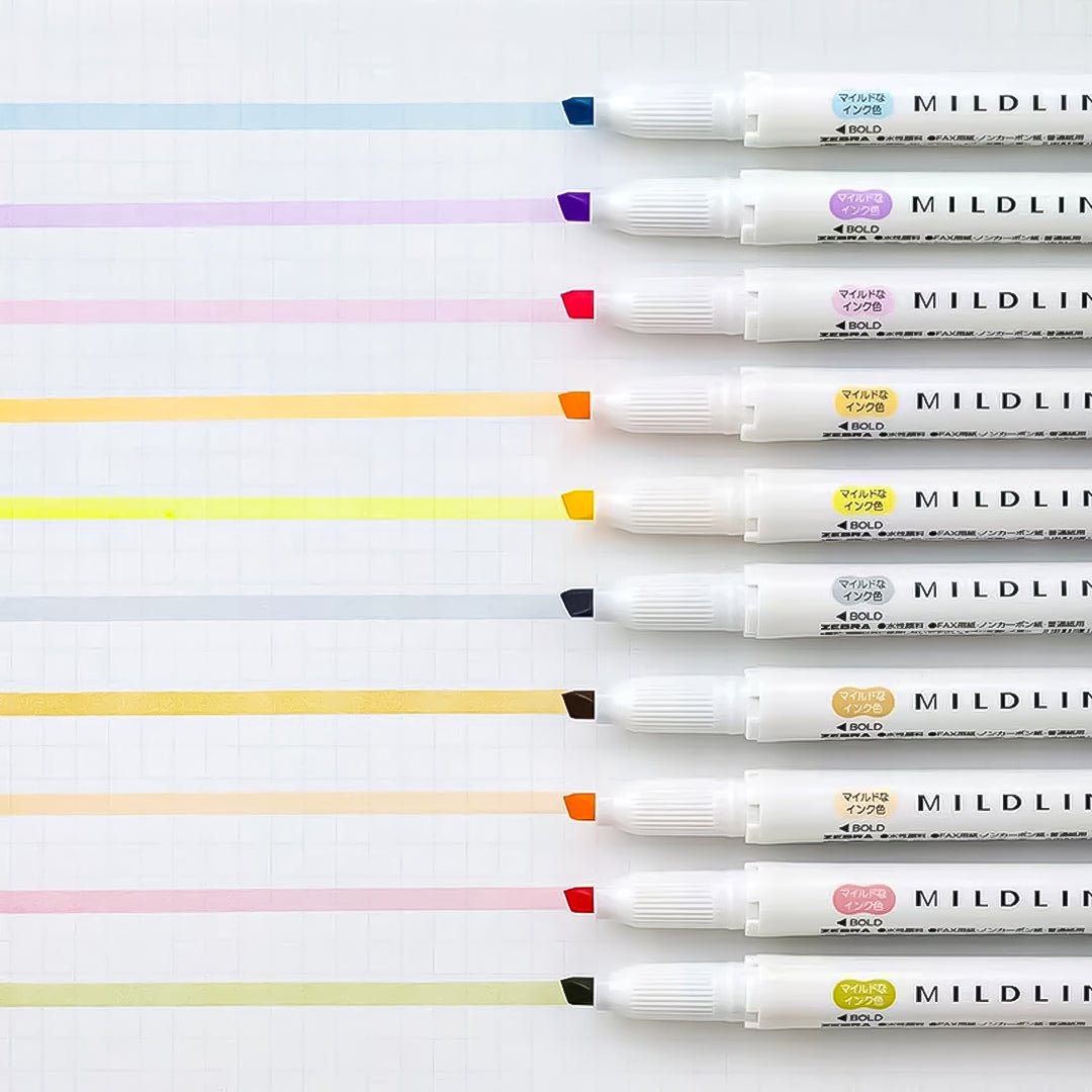 Zebra Mildliner 5 Colour Set - SCOOBOO - WKT7-5C-NTC - Fineliner