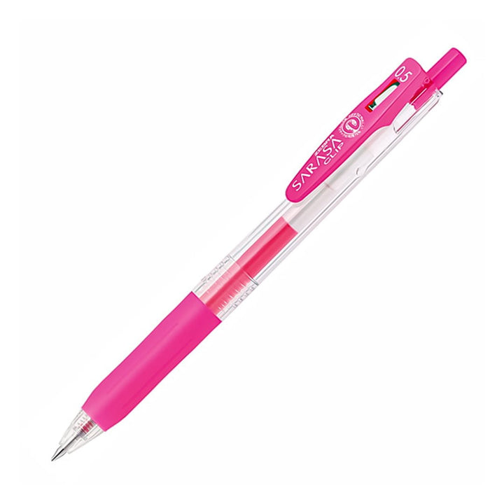 Zebra Neon Sarasa Clip 0.5mm Gel Ink Pen - SCOOBOO - B-JJ15-NP - Gel Pens