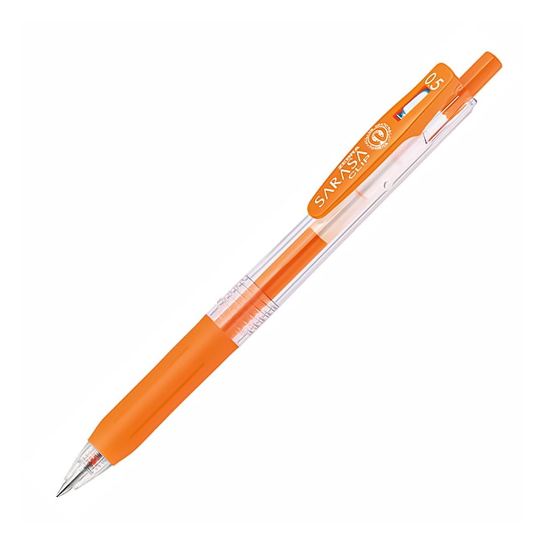 Zebra Neon Sarasa Clip 0.5mm Gel Ink Pen - SCOOBOO - B-JJ15-NOR - Gel Pens