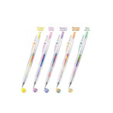 Zebra Sarasa Clip 0.5 Marble 5 Color Pen Set - SCOOBOO - JJ75 - 5C - MB - Gel Pens