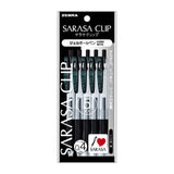 Zebra Sarasa Clip Black Gel Ballpoint Pen Pack Of 5 - SCOOBOO - P-JJS15-BK5 - Gel Pens