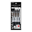 Zebra Sarasa Clip Black Gel Ballpoint Pen Pack Of 5 - SCOOBOO - P-JJH15-BK5 - Gel Pens