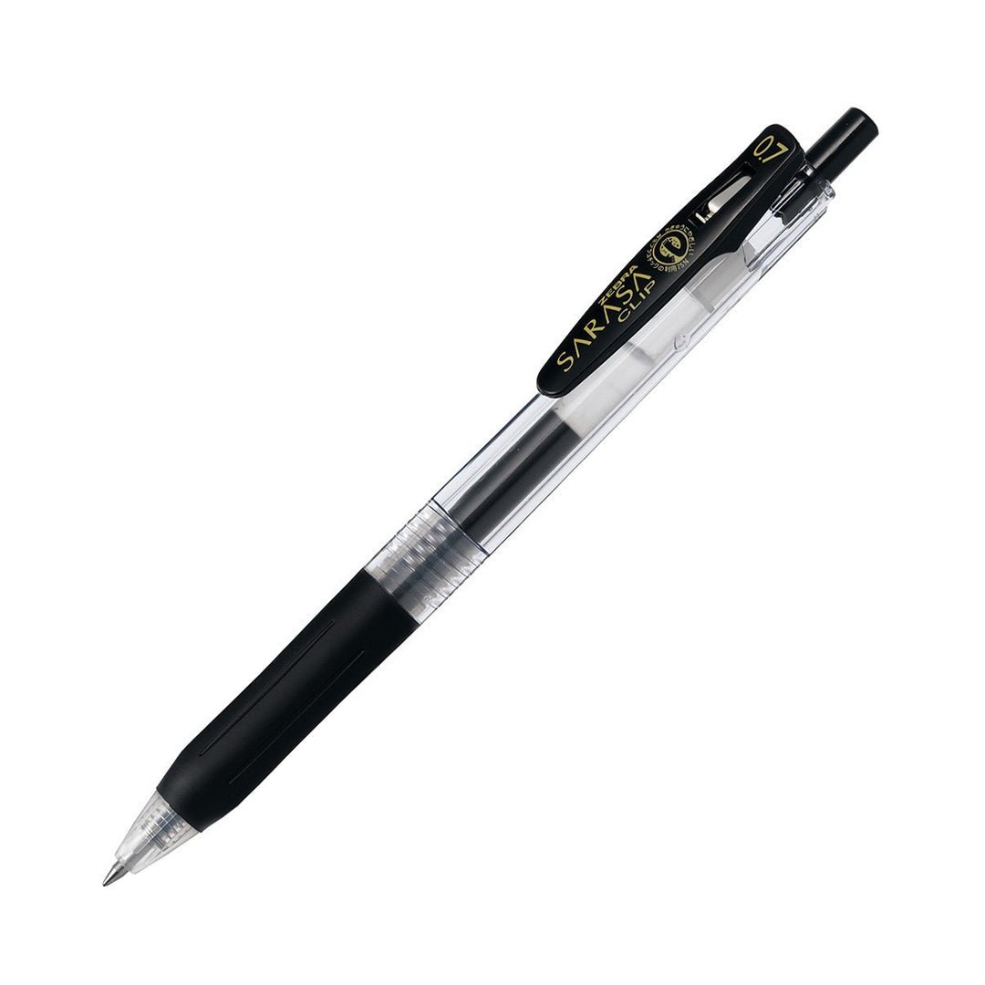 Zebra Sarasa Clip Black Gel Ballpoint Pen Pack Of 5 - SCOOBOO - P-JJNB15-BK5 - Gel Pens