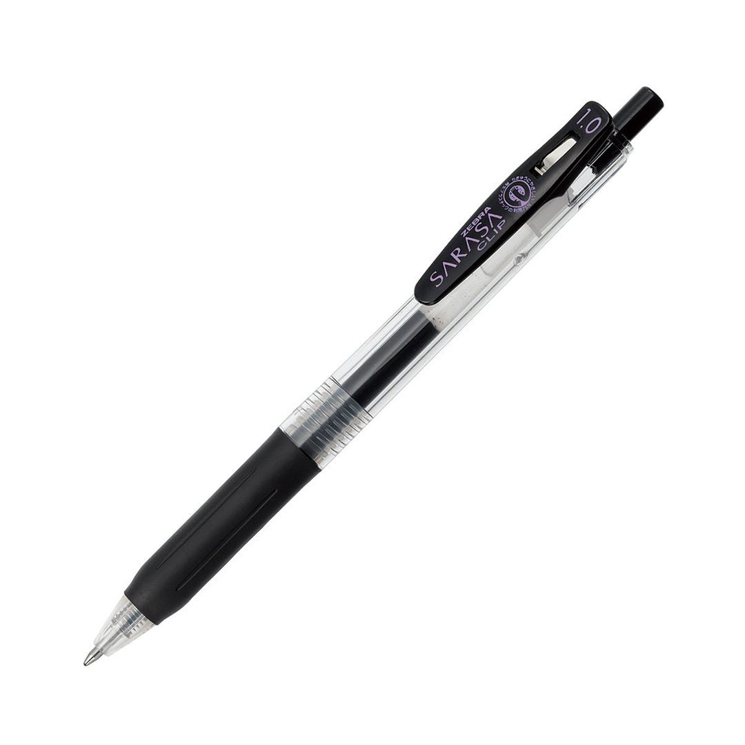 Zebra Sarasa Clip Black Gel Ballpoint Pen Pack Of 5 - SCOOBOO - P-JJE15-BK5 - Gel Pens