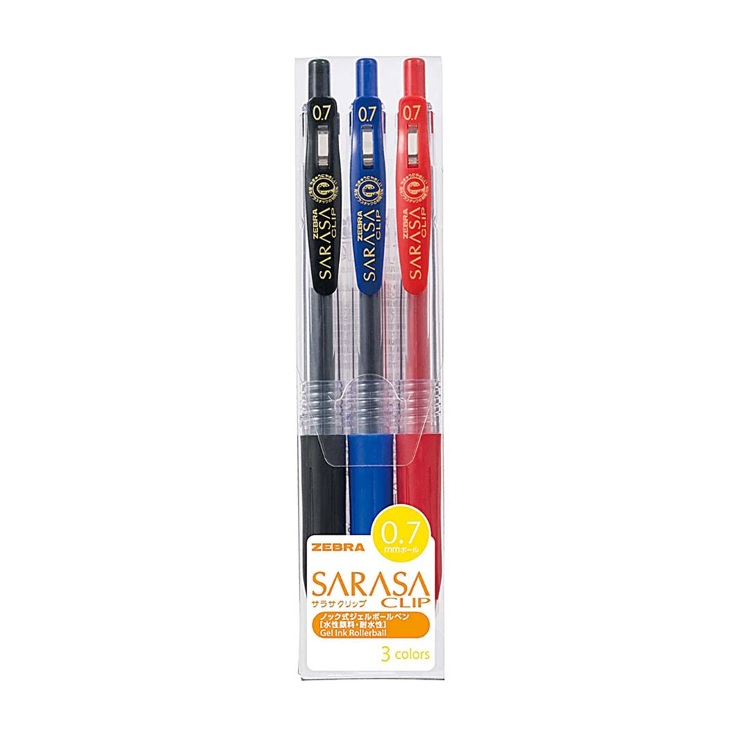 Zebra Sarasa Clip Gel pen 0.7mm - SCOOBOO - JJB15-3CA - Gel Pens