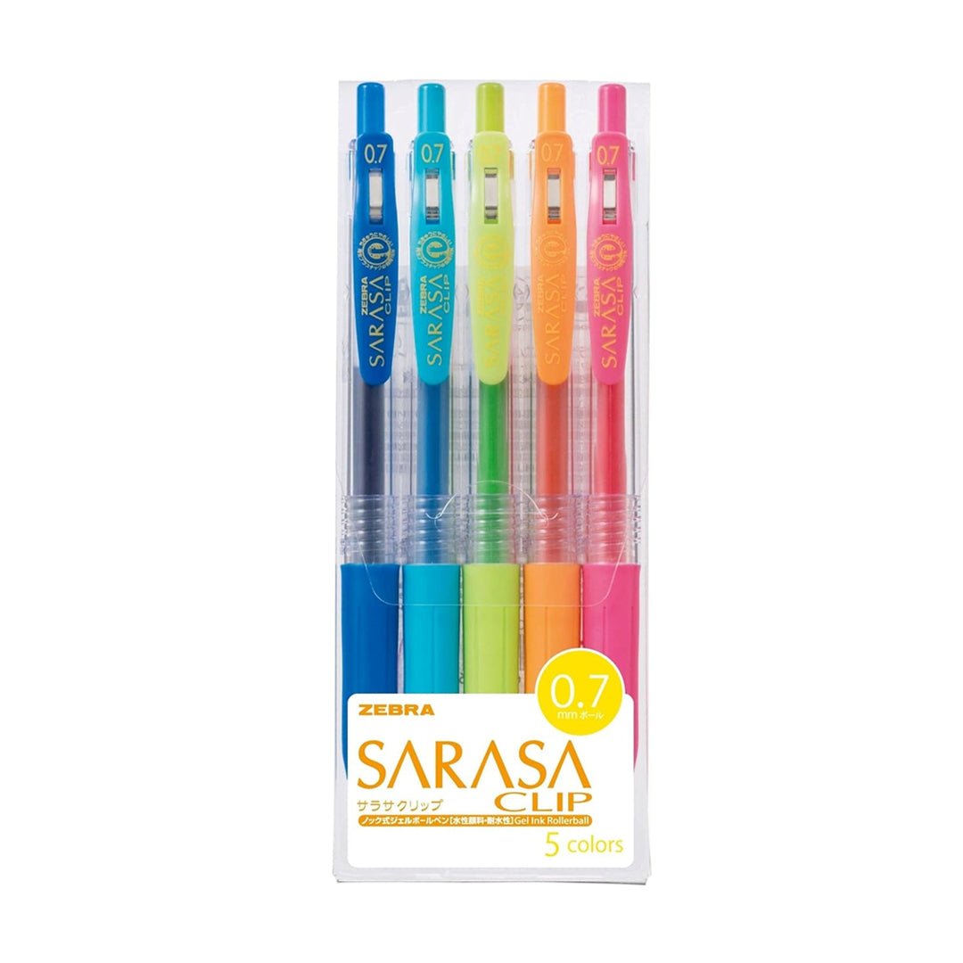 Zebra Sarasa Clip Gel pen 0.7mm - SCOOBOO - JJB15-5CA - Gel Pens