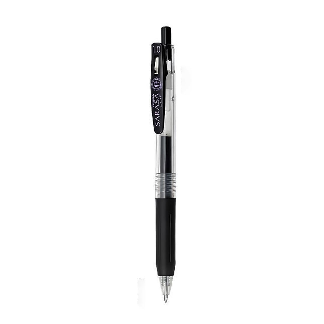 Zebra Sarasa Clip Gel Pen 1.0mm - SCOOBOO - JJE15-BK - Gel Pens