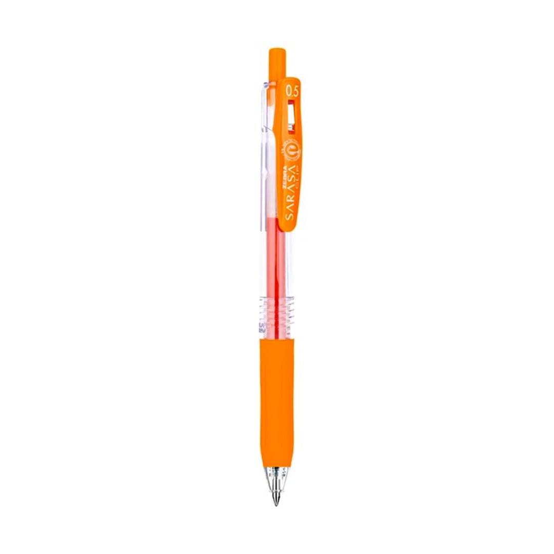 Zebra Sarasa Clip Pen 0.5 mm - SCOOBOO - JJ15-OR - Gel Pens