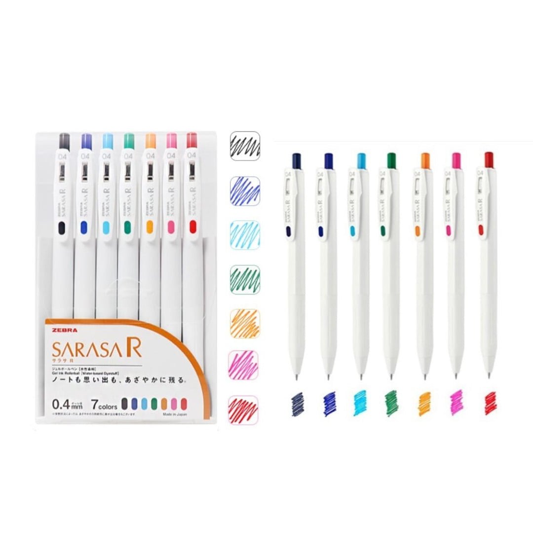 Zebra Sarasa Clip White Axis - SCOOBOO - JJ15W - LG - Ball Pen