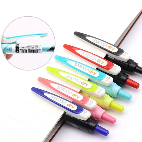 Zebra Sarasa Dry 0.5mm Black Ink Gel Pen - SCOOBOO - JJ31-LMG - Gel Pens