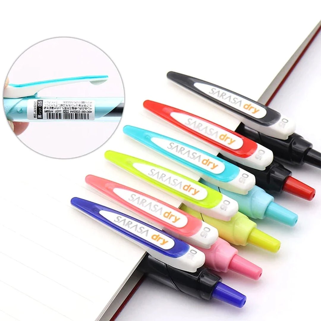 Zebra Sarasa Dry Gel Pen - SCOOBOO - JJB31-BK - Gel Pens