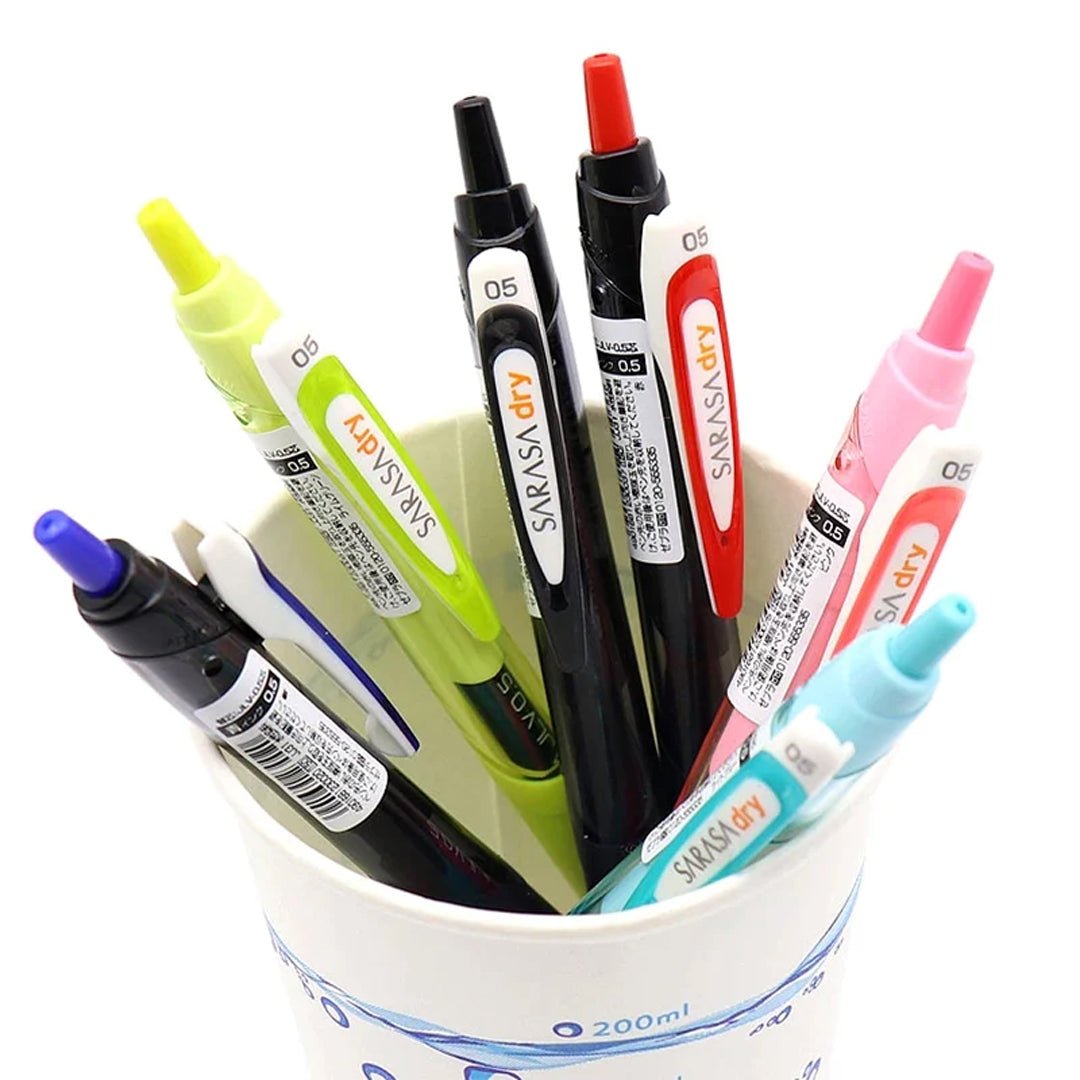 Zebra Sarasa Dry Gel Pen - SCOOBOO - JJB31-BK - Gel Pens