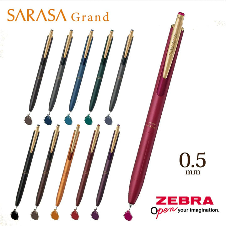 Zebra Sarasa Grand Pen 0.5mm - SCOOBOO - P-JJ56-VDB - Gel Pens