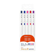 Zebra Sarasa Limited Edition 0.4mm (Pack Of 5) - SCOOBOO - JJS29-R1-5C-B - Gel Pens