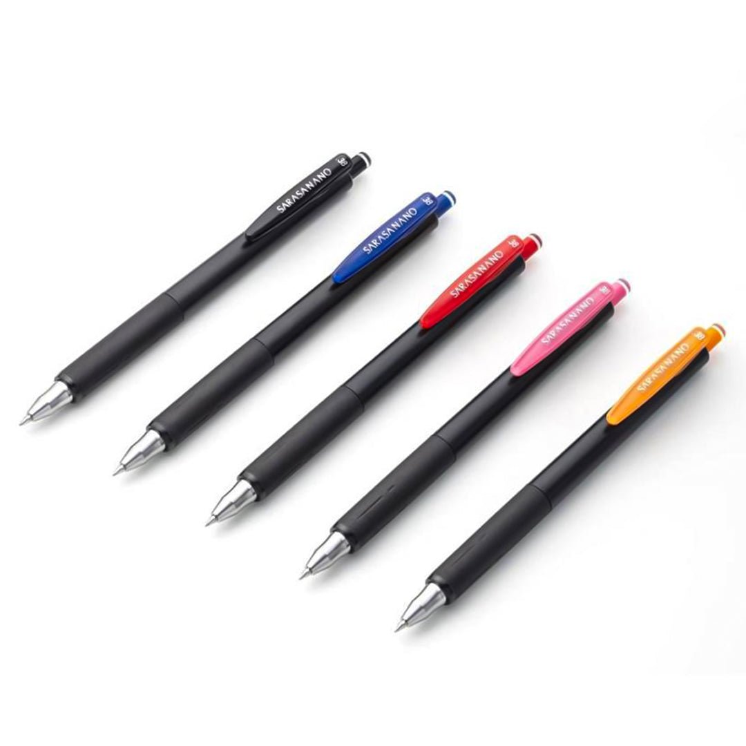 Zebra Sarasa Nano Gel Pen 0.3mm (Pack Of 5)- Set N Series - SCOOBOO - JJX72-5C-AN - Gel Pens