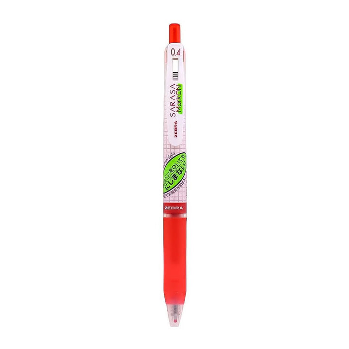 Zebra Sarasa Roller Ball Pen 0.4mm & 0.5mm - SCOOBOO - B-JJS77-R - Roller Ball Pen