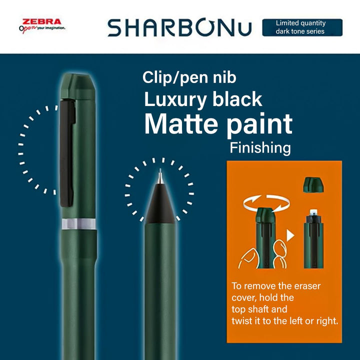 Zebra Shabo Nu 0.7 Limited Dark Tone Ball Pen - SCOOBOO - Ball Pen