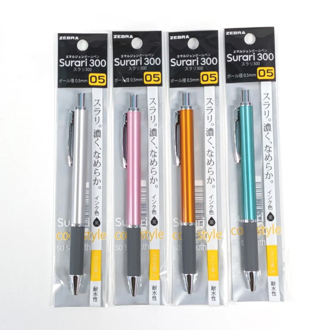 Zebra Surari 300 Ballpoint Pen 0.5mm - SCOOBOO - BAS38 - BG - Ball Pen