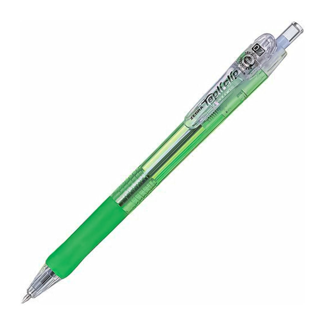 Zebra Tapli Clip Ball Pen 0.7mm - SCOOBOO - BN5-Green - Ball Pen