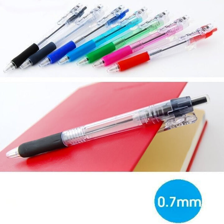 Zebra Tapli Clip Ball Pen 0.7mm - SCOOBOO - White BN5-W - Ball Pen
