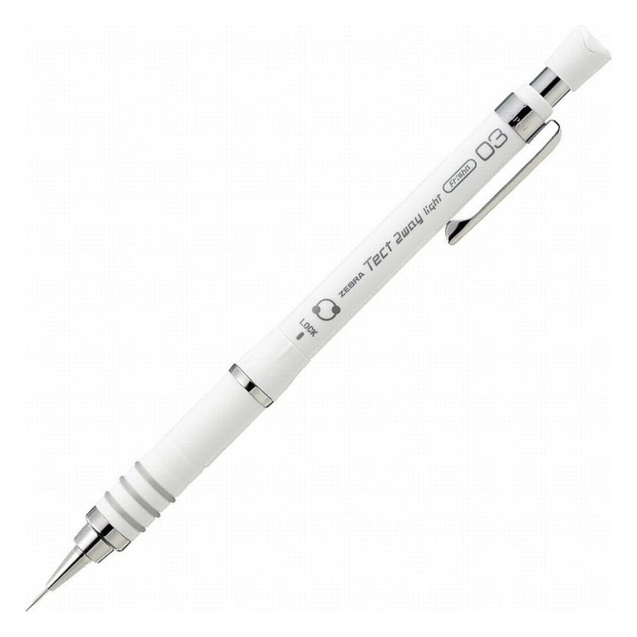 Zebra Tect 2 Way Light Mechanical Pencil 0.3 - SCOOBOO - MAS42-W - Mechanical Pencil