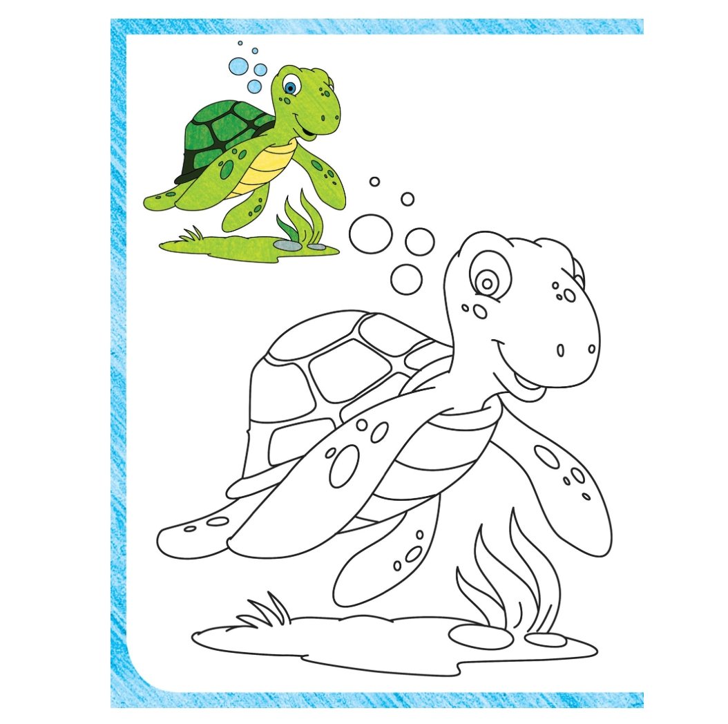 101 Crayon Colouring: Fun Activity Book For Children - SCOOBOO - -