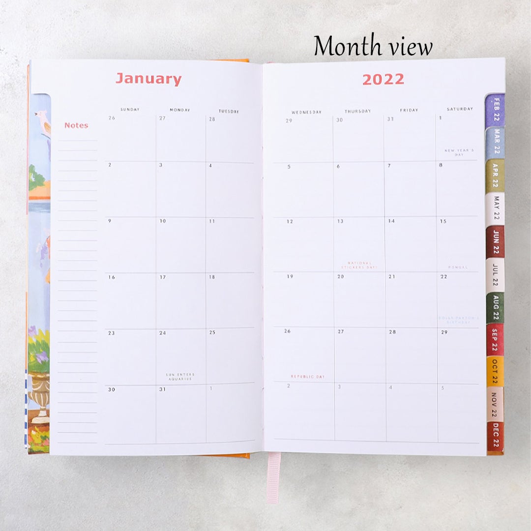 2022 Classic 12 Month Planner | Look For Joy - SCOOBOO - Planners