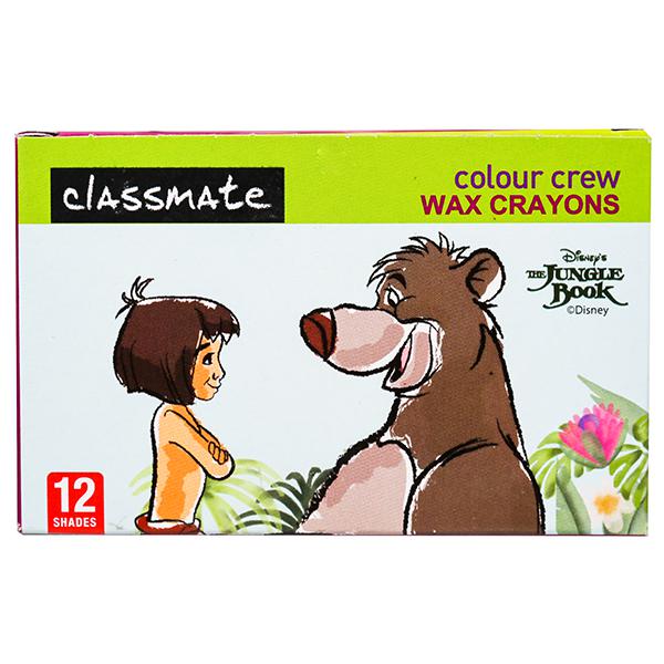 Classmate Colour Crew Wax Crayons - SCOOBOO - 04050001DY - wax crayon