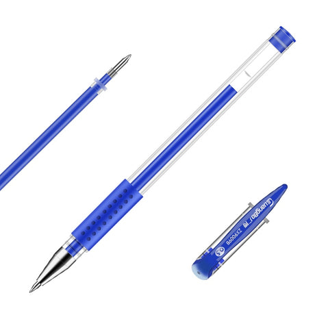 Guangbo 0.5mm Blue Ink Gel Pen (Pack of 12) - SCOOBOO - BZX9009B - Gel Pens