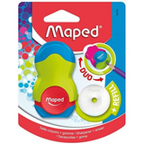 Maped Loopy Translucent Duo Eraser and Sharpener - SCOOBOO - 049120 - Sharpeners