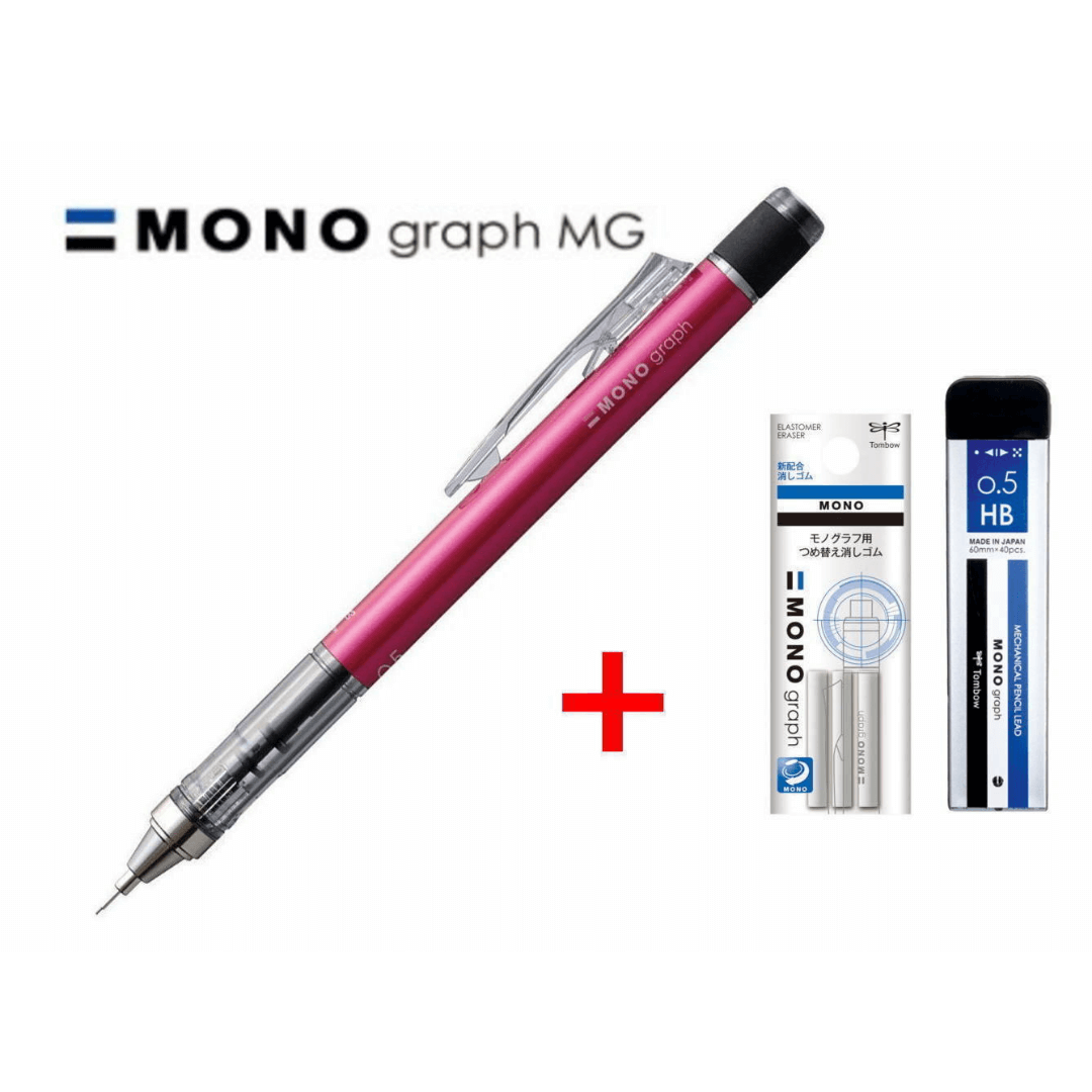 Tombow Mono Graph Mechanical Pencil 0.5mm Set - SCOOBOO - DPA-132FVP1 - Mechanical Pencil