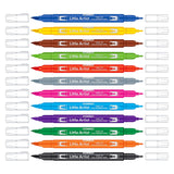 AddGel Softline Twin Tip Colouring Pens - SCOOBOO - SOFTLINE LITTLE ARTIST 12 - Brush Pens