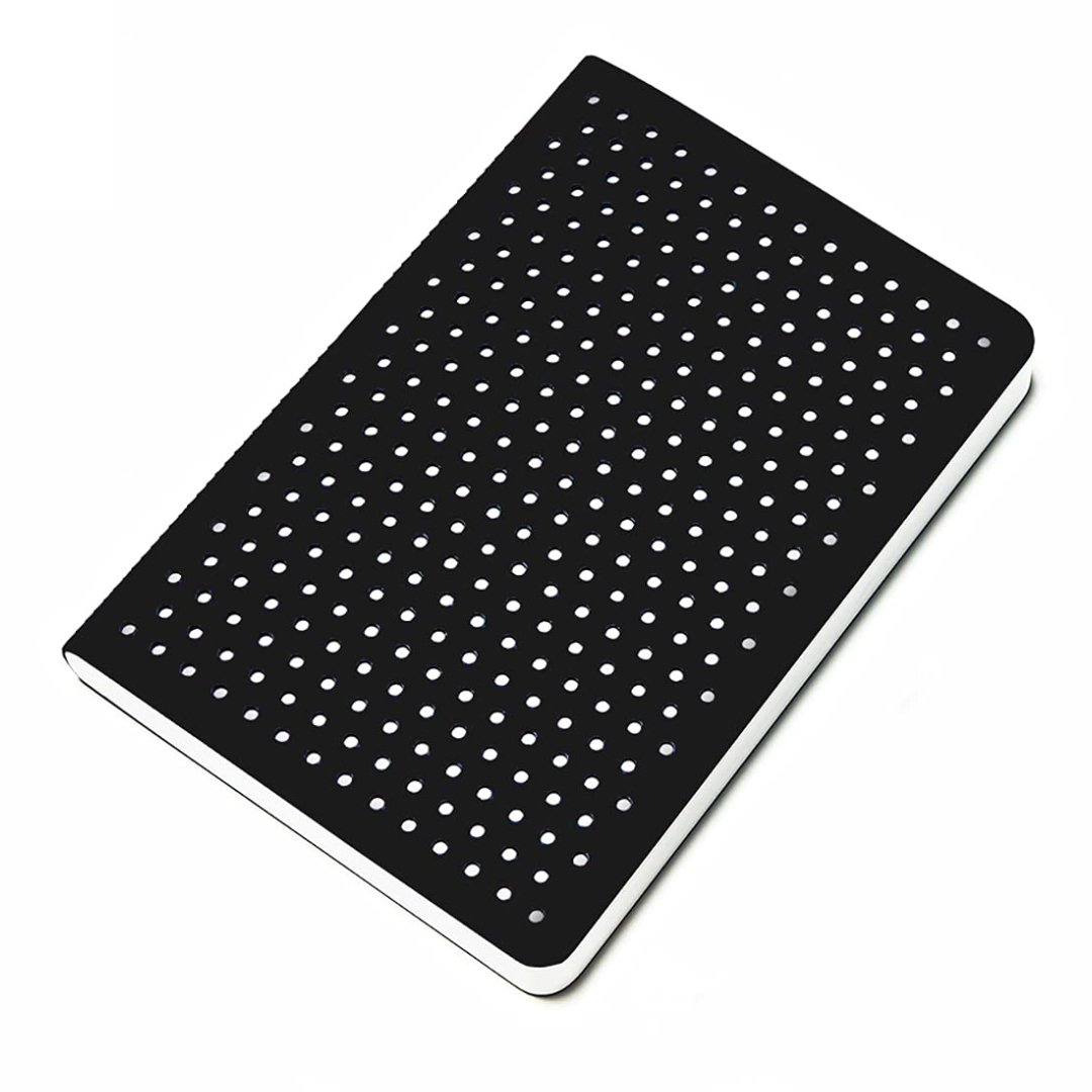 Air Series Dotted A5 Notebook - SCOOBOO - 360-ARJ-A5-CS-BKD - Ruled