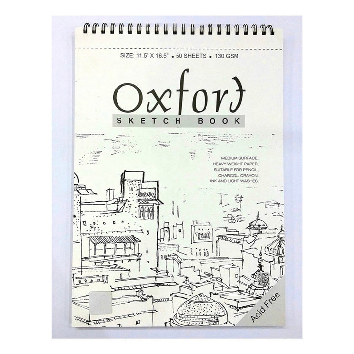 Anupam Oxford Sketchbook 130 GSM - SCOOBOO - 312644 - Sketch & Drawing