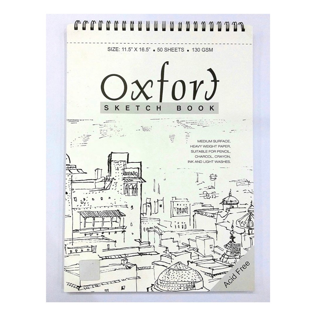 Anupam Oxford Sketchbook 130 GSM - SCOOBOO - 312644 - Sketch & Drawing