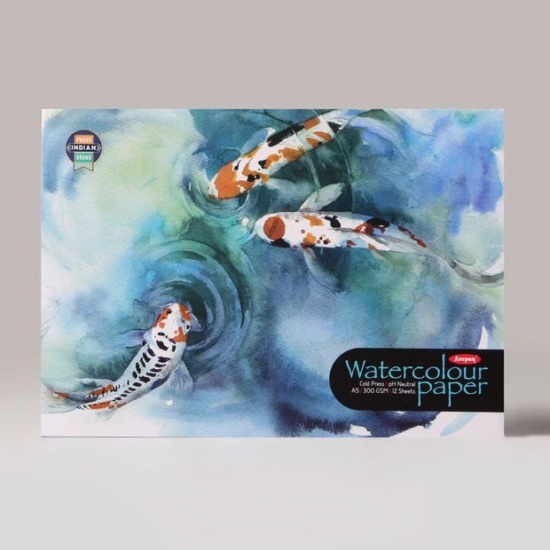 Anupam Water Colour Paper Pad 300 GSM - SCOOBOO - Watercolour Pads & Sheets
