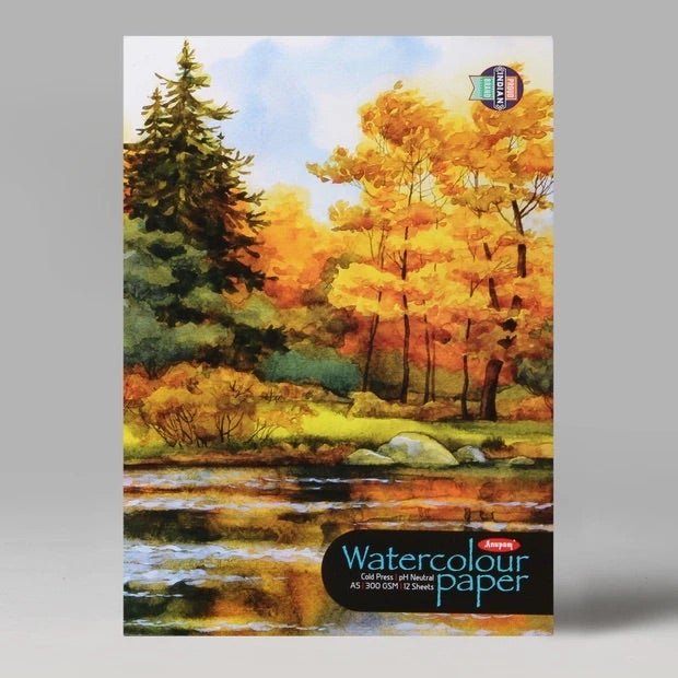 Anupam Watercolour Paper Pad 300 GSM - SCOOBOO - Watercolour Pads & Sheets
