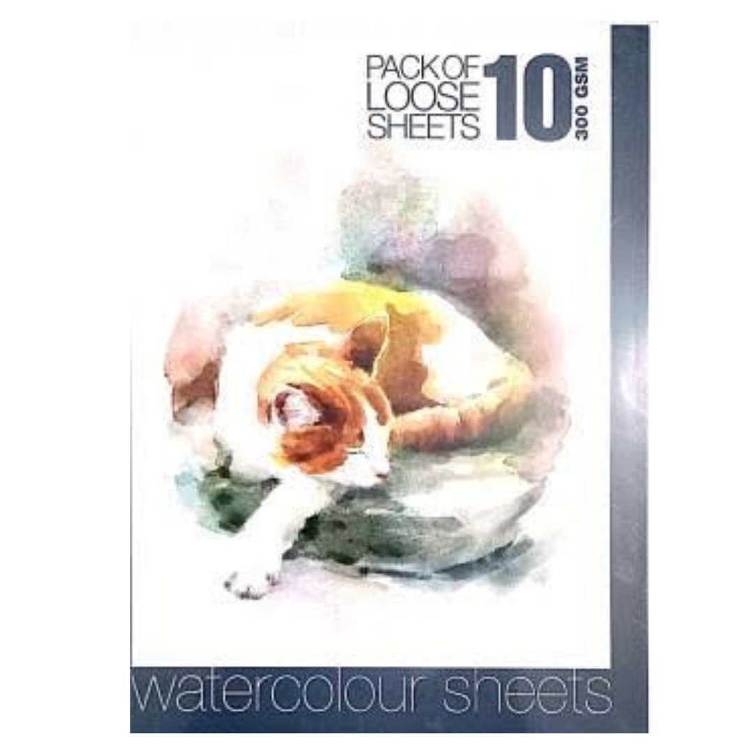 Anupam Watercolour Sheets 300GSM - SCOOBOO - 327242 - Loose Sheets