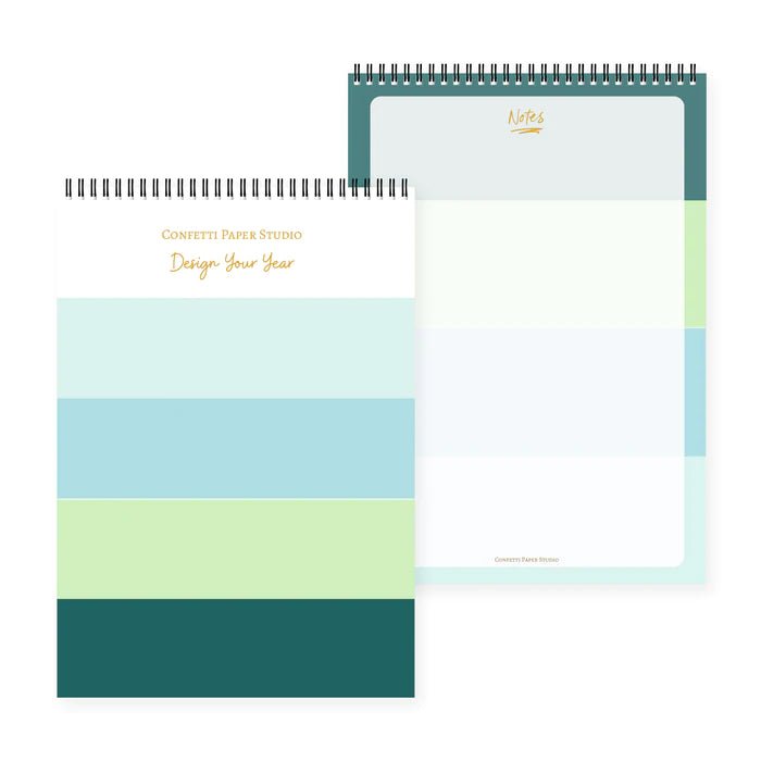 Aqua Stripe Notepad - SCOOBOO - Notepads