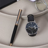 Arista Ballpoint Pen With Elgin Watch - SCOOBOO - AE01382 - Ball Pen