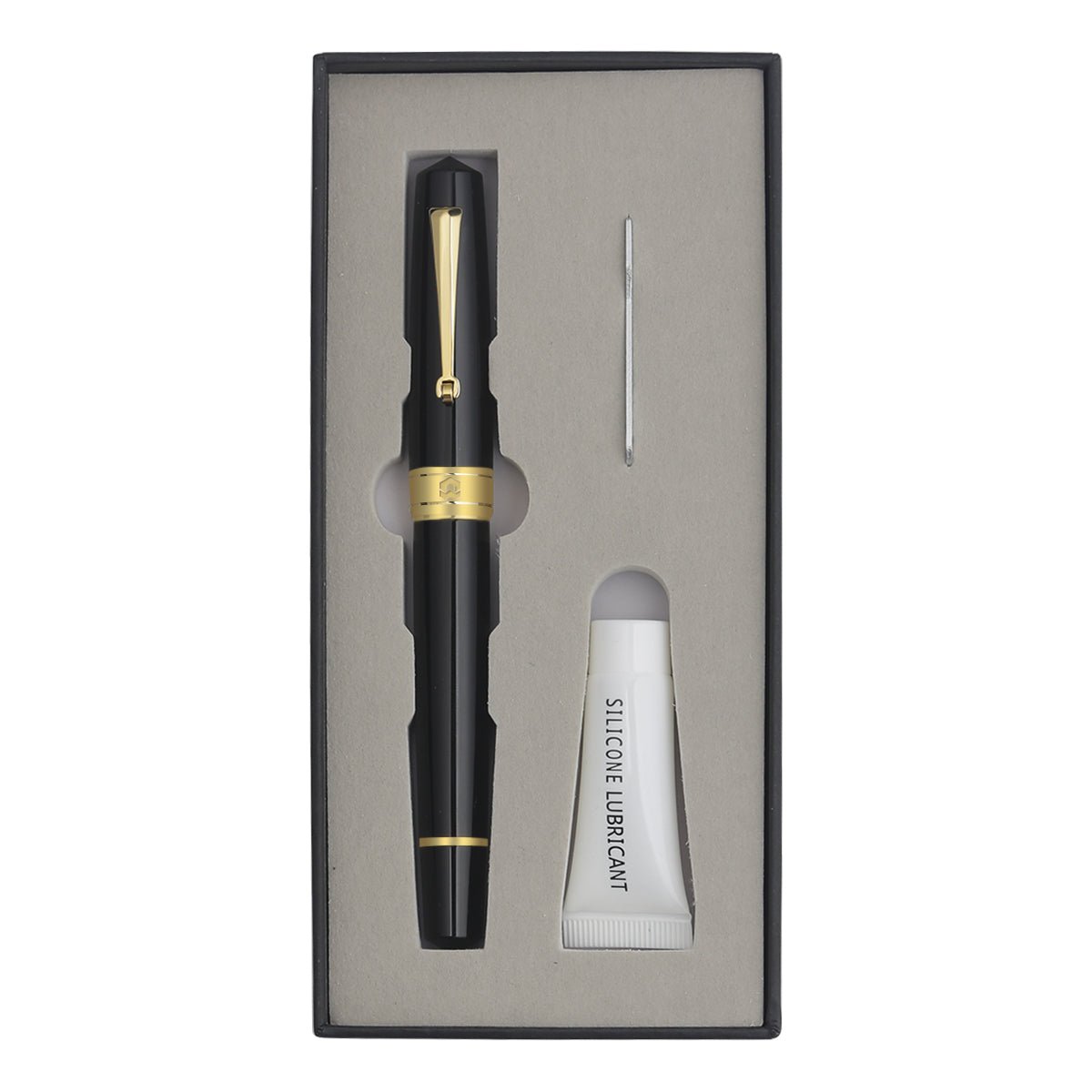 Arista One Classic Black-GT Fountain Ink Pen - SCOOBOO - ARISTA-S BLACK GT-EF - Fountain pen