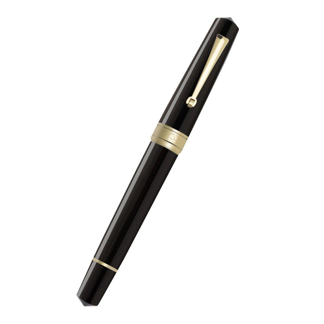 Arista One Classic Black-GT Fountain Ink Pen - SCOOBOO - ARISTA-S BLACK GT-EF - Fountain pen