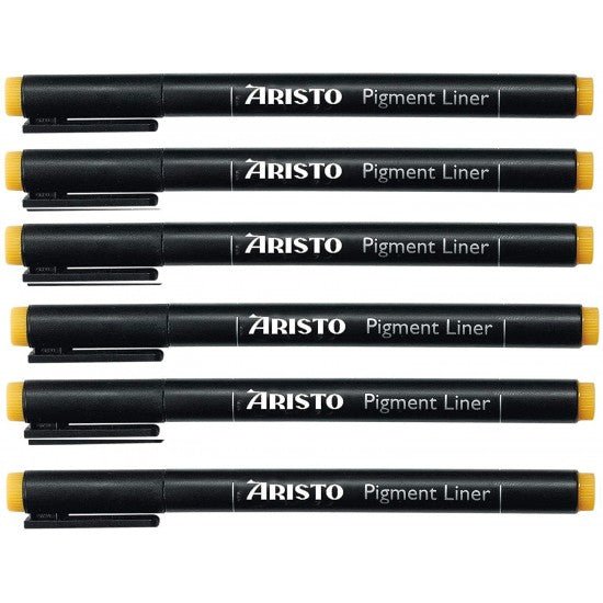 Aristo 0.3mm Pigment Liner- Set of 6 Pens - SCOOBOO - 23503 - 6 PC-TGM - Fineliner