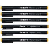 Aristo 0.3mm Pigment Liner- Set of 6 Pens - SCOOBOO - 23503 - 6 PC-TGM - Fineliner