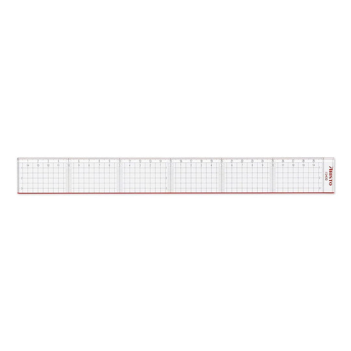 Aristo Transparent Pexiglass Cutting Ruler - SCOOBOO - AR15450 - Rulers & Measuring Tool