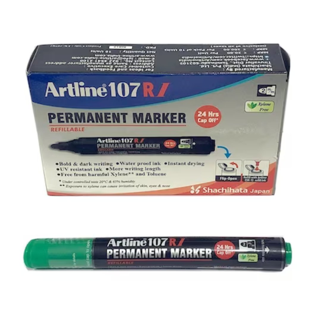 Artline 107 Permanent Marker - SCOOBOO - EK-107RI - Permanent Markers