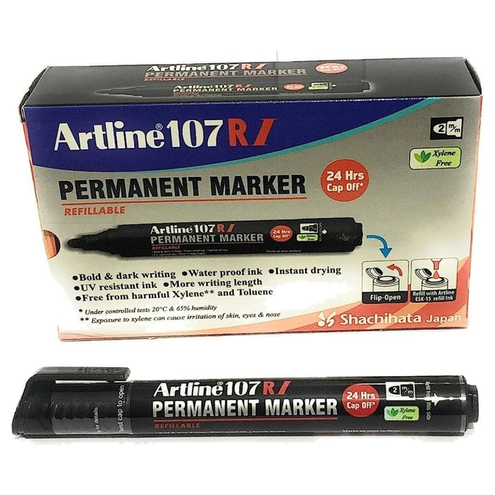 Artline 107 Permanent Marker - SCOOBOO - EK-107RI - Permanent Markers