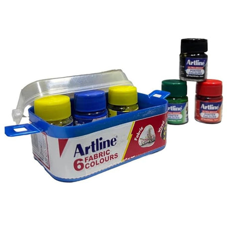 Artline Assorted Fabric Colors - SCOOBOO - 10317 - Fabric paint