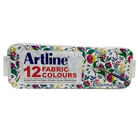 Artline Assorted Fabric Colors - SCOOBOO - 10318 - Fabric paint