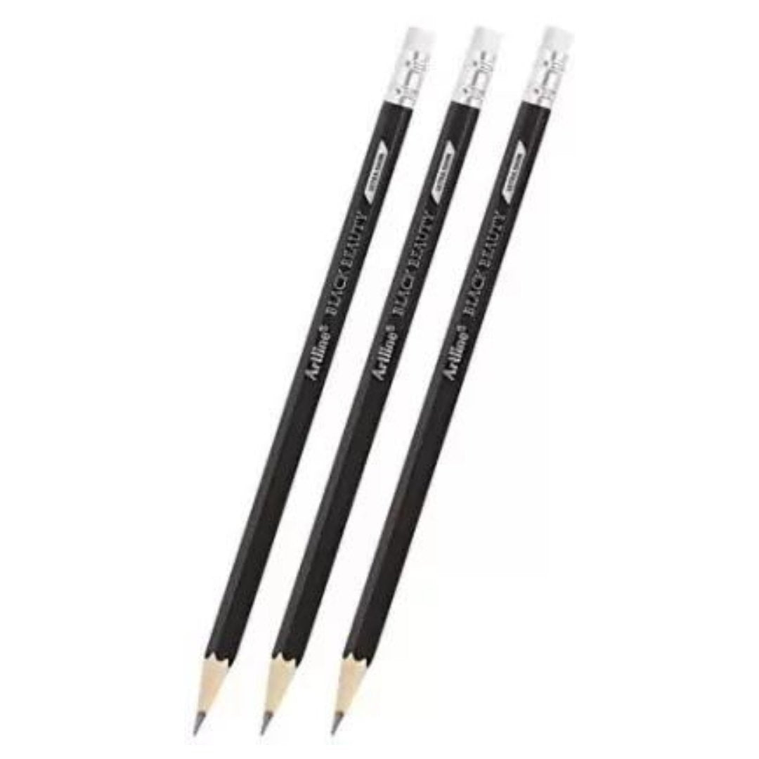 Artline Black Beauty UltraDark Pencil-Set Of 10 - SCOOBOO - 10143 - Pencils